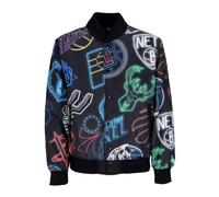 New Era- Bomber NBA All Over Print- Jackets- Hombre- Multicolor- S- Bomber NBA All Over Print