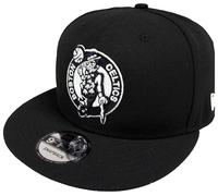 New Era Boston Celtics NBA Black Blanco Logo 9fifty Snapback Cap Limited Edición