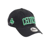 New Era Boston Celtics NBA Team Black 9Twenty Unstructured Strapback Cap - One-Size