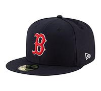 New Era Boston Red Sox Cap 59Fifty Basecap Baseball Fitted Kappe MLB Navy - 7 5/8-61cm (XL)