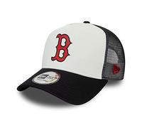 New Era Boston Red Sox Frame Adjustable Trucker Cap Team Colour Block White/Blue - One-Size