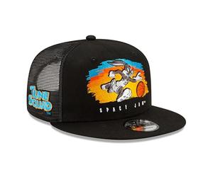 New Era Bugs Bunny Looney Tunes Space Jam Trucker Negro 9Fifty Gorra Snapback Ajustable