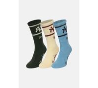 NEW ERA Calcetines Unisex Azul (3 Pares) York Yankees MLB Otoño Invierno