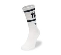 New Era Calcetines unisex de alta calidad York Yankees, color blanco