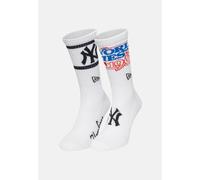 NEW ERA Calcetines Unisex Negro (2 Pares) York Yankees Mundo Series Autu