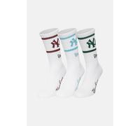 NEW ERA Calcetines Unisex Negro (3paia) York Yankees MLB Otoño Invierno