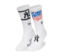 New Era Calcetines - World Series NY Yankees, 2 unidades, Blanco, 35-38