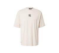 NEW ERA Camiseta beige / negro XL beige / negro
