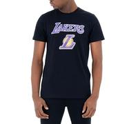 New Era - Camiseta con Logo de los Angeles Lakers de la NBA, Negro, XXL