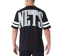 New Era Camiseta de gran tamaño con estampado de Brooklyn Nets
