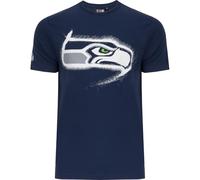 New Era Camiseta de la NFL SPRAY Bucs Chiefs Seahawks Patriots Packer, Seattle Seahawks 2.0, M