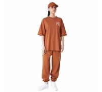 Camiseta New Era League Essentials Oversized New York Yankees Marrón Unisex L