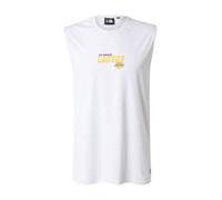 NEW ERA Camiseta 'NBA ESSENTIALS' amarillo / lila oscuro / blanco S amarillo / lila oscuro / blanco