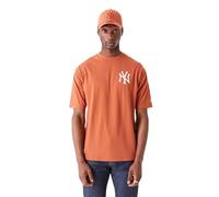 Camiseta New Era Oversized New York Yankees MLB World Series Marrón M