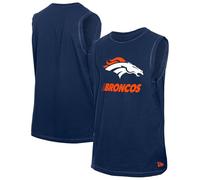 New Era Camiseta sin mangas para hombre de Denver Broncos Leisure Collection