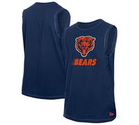 New Era Camiseta sin mangas para hombre de la colección Chicago Bears Leisure