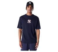 New Era Camiseta Unisex MLB World Series Oversize York Yankees Navy Whitete