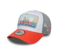 New Era Capri City Summer Edition A-Frame Trucker Cap Salmon
