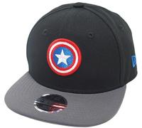 New Era Captain America 9Fifty Negro Reflectivo Youth Snapback Cap Niños