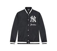 NEW ERA Chaqueta de entretiempo negro / blanco S EUR