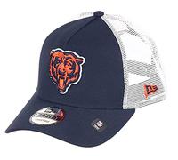 New Era Chicago Bears NFL White Mesh Trucker 9Forty A-Frame Trucker Cap - One-Size