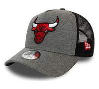 New Era Chicago Bulls Cap Trucker Kappe Jersey Mesh Basecap NBA Basketball Grau - One-Size