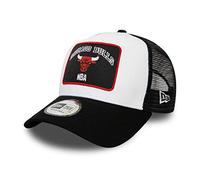 New Era Chicago Bulls NBA Cap Trucker Kappe Basketball Verstellbar Snapback Weiss - One-Size