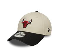 New Era Chicago Bulls NBA Gorra con Visera de Contraste 9Forty Beige