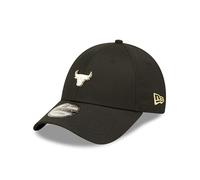 New Era Chicago Bulls NBA Pin Metallic Black Gold 9Forty Adjustable Cap - One-Size