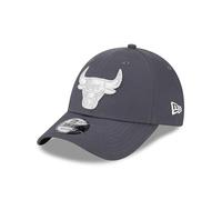 New Era Chicago Bulls Sombrero Gorra 9Forty Visera Curvada NBA metálico Logotipo Ajustable Baloncesto