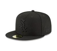 New Era Chicago White Sox 59fifty Basecap MLB Black On Black - 7 1/4-58cm