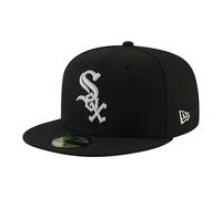 New Era Chicago White Sox MLB AC Performance Black Base 59Fifty Basecap - 7 5/8-61cm (XL)
