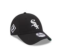 New Era Chicago White Sox MLB Kappe Schwarz 9Forty Strapback Curved Teamlogo Cap Baseball - One-Size