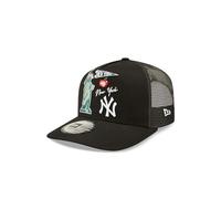 New Era City Graphic Trucker Gorra de béisbol, Negro, Talla única para Hombre