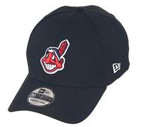 New Era Cleveland Indians Black Base Black 39Thirty Stretch Cap - S-M (6 3/8-7 1/4)