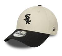 New Era Colour Block 9Forty Gorra ajustable Chicago White SOX Beige Negro, Talla: Talla única