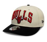 New Era Cord Visor 9Fifty Gorra Snapback Chicago Bulls Beige Negro, Talla: S/M