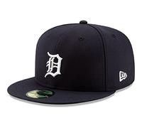 New Era Detroit Tigers Cap 59Fifty Basecap Baseball Fitted Kappe MLB Navy - 8-64cm (XXL)