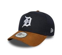 New Era Detroit Tigers Gorra con Visera de Ante E-Frame Azul Oscuro