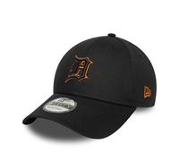 New Era Detroit Tigers MLB Contorno del Equipo 9Forty Gorra Negro Naranja