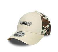 New Era Ducati Motor, producto oficial 2025, logotipo Scrambler, crema, gorra de béisbol, ajustable