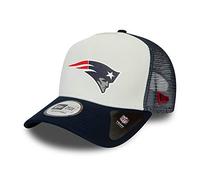 New Era England Patriots NFL Cap Trucker Kappe Verstellbar American Football Weiss - One-Size