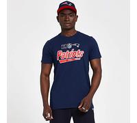 New Era England Patriots T Shirt/tee NFL Wordmark tee Navy - M