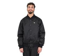 New Era ERA Chaqueta Bomber para Hombre Satin Negro, Negro , M