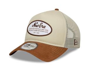 New Era ERA GORRA BEIGE OVAL SUEDE TRUCKER UNICA