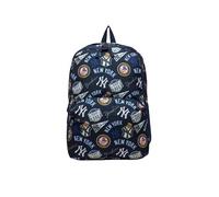 New Era ERA Mochila York Yankees MLB All Over Print Multi Compartment Azul para Hombre y Mujer