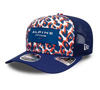 New Era - F1 Alpine British 9Fifty Trucker Stretch Snapback Cap Color Azul, azul, Medium-Large