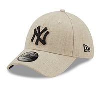 New Era Gorra 39Thirty Heather Crown NYEra de béisbol Baseball (L/XL - Beige)