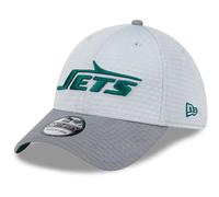 New Era Gorra 39Thirty - NFL TRAINING 2024 New York Jets, gris, S-M