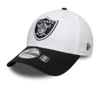 New Era Gorra 39Thirty Stretch - NFL Las Vegas Raiders, Blanco, S-M